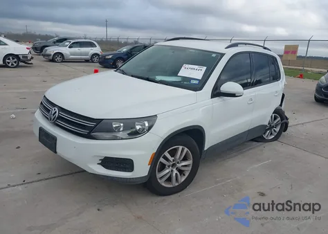2015 Volkswagen Tiguan S z USA, uszkodzony, nr VIN WVGAV7AX9FW529569